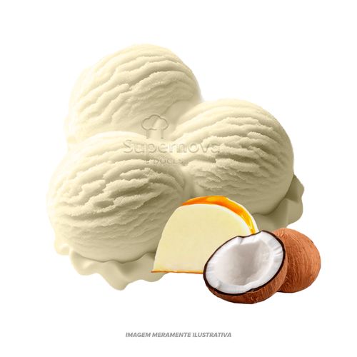 Po para Gelados Comestiveis Du Porto Sabor Manjar Coco 1kg-2-
